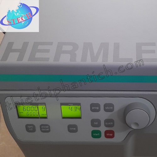 Máy ly tâm 4 ống 500 ml 8.000 vòng/phút HERMLE Z 446 